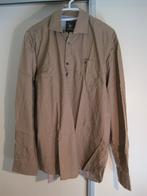 052 - overhemd XL van Lerros, Kleding | Heren, Overhemden, Lerros, Bruin, Verzenden, Zo goed als nieuw