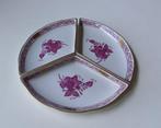 Herend Hungary – Apponyi Pink – 3-delig bord, Ophalen of Verzenden