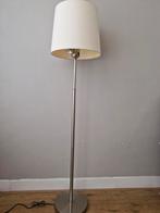 vloerlamp met witte stoffen  kap, Ophalen, Gebruikt
