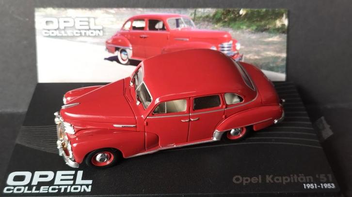Opel Kapitän 1951 1:43 Eaglemoss Opel Collection, Hobby en Vrije tijd, Modelauto's | 1:43, Nieuw, Auto, Overige merken, Ophalen of Verzenden