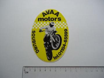 sticker oud AVA MOTORS Souburg cross motor motorsport retro beschikbaar voor biedingen