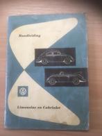 Handleiding instructieboekje Volkswagen Kever incl. Cab 1955, Auto diversen, Handleidingen en Instructieboekjes, Ophalen of Verzenden