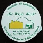 Sticker - De Wijde Blick - Noordwijkerhout, Verzamelen, Stickers, Bedrijf of Vereniging, Zo goed als nieuw, Ophalen