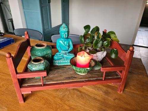 Tafeltuintje etagere bajot minitafeltje altaartje Indiastijl, Huis en Inrichting, Woonaccessoires | Etagères, Zo goed als nieuw