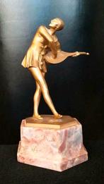 Art Deco brons beeld Franz Peleska-Lunard Bronze Sculpture, Antiek en Kunst, Ophalen of Verzenden, Brons