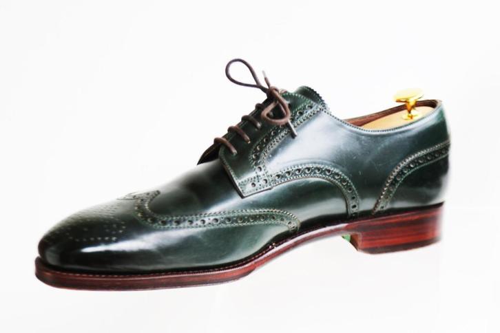 Albaladejo Carmina écht Cordovan maat 9 E = maat 42.5/43, Kleding | Heren, Schoenen, Zo goed als nieuw, Veterschoenen, Overige kleuren