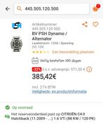 PSH Dynamo/ Alternator, Auto-onderdelen, Motor en Toebehoren, Ophalen of Verzenden, Nieuw, Citroën