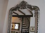 "Barok" Chique Kwaliteits Kuifspiegel "Facet" Zilver/Brons, Verzenden, 100 tot 150 cm, Zo goed als nieuw, 75 tot 100 cm