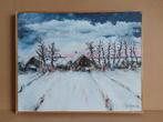 Winterlandschap, Antiek en Kunst, Ophalen of Verzenden