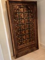 Indiase houten salontafel vintage, Huis en Inrichting, Ophalen, Gebruikt, 100 tot 150 cm, 50 tot 100 cm