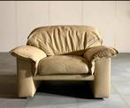 Vintage Durlet Fauteuil- jaren 70, Ophalen, Zo goed als nieuw, 75 tot 100 cm, Leer