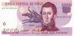 Chili 2000 pesos 2004 - UNC, Los biljet, Zuid-Amerika, Verzenden