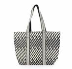 Nieuwe Strandtas met Rits - 40x30 cm, Verzenden, Nieuw, Zwart, Shopper