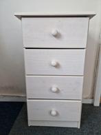 Houten ladekast met 4 lades, 3 of 4 laden, Ophalen, Zo goed als nieuw