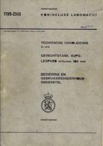 Technische handleiding gevechtstank Leopard 1, Verzamelen, Militaria | Algemeen, Nederland, Boek of Tijdschrift, Landmacht, Verzenden
