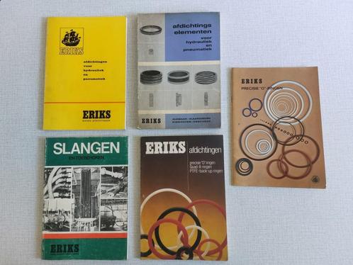 5 x oude Catalogus van Eriks - Afdichtingen en Slangen, Boeken, Catalogussen en Folders, Gelezen, Catalogus, Ophalen