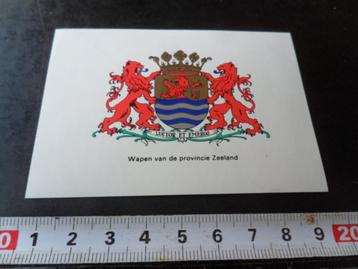 stickers Wapen van de provincie Zeeland *  beschikbaar voor biedingen