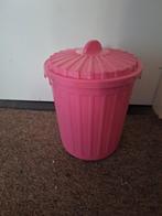 Roze Prullenbak - 30cm Afvalemmer, Kunststof, Ophalen of Verzenden, Zo goed als nieuw, Minder dan 10 liter