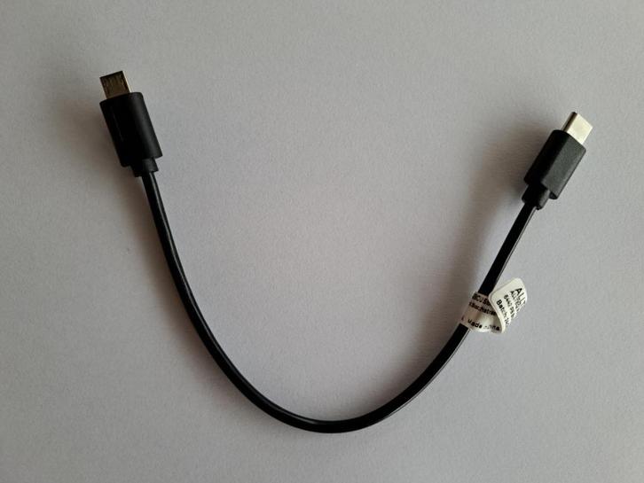 USB C naar Micro USB B kabel, 20 centimeter, Computers en Software, Pc- en Netwerkkabels, Nieuw, Ophalen