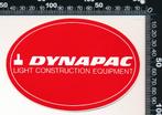 Sticker: Dynapac - Light construction equipment, Ophalen of Verzenden