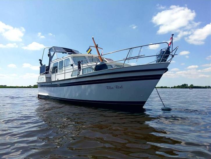 Nette tijdloze Aquanaut 1000 beauty met boegschroef, Watersport en Boten, Motorboten en Motorjachten, Gebruikt, Staal, 9 tot 12 meter