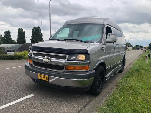 Chevrolet Express GMC savana dubbele cabine 2008, Auto's, Bestelauto's, Bedrijf, Chevrolet, LPG, Automaat, Geïmporteerd, Zilver of Grijs