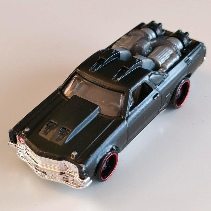 1971 Custom El Camino zwart Hot Wheels, Hobby en Vrije tijd, Modelauto's | Overige schalen, Nieuw, Ophalen of Verzenden