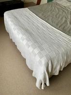 Gehaakte Sprei Vintage 140x200cm Wit, Huis en Inrichting, Gebruikt, Eenpersoons, Wit, Ophalen of Verzenden