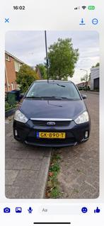 Ford C-Max 1.6 74KW 2008 Grijs titanium, Auto's, Voorwielaandrijving, 4 cilinders, 1200 kg, Handgeschakeld