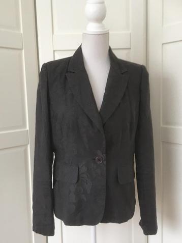 Bandolera grijs colbert blazer jasje met zijde M (of <L) beschikbaar voor biedingen