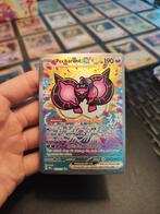 👾 Pecharunt ex 163 Prismatic Evolutions, Ophalen of Verzenden, Zo goed als nieuw, Losse kaart