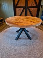 Mangohouten eettafel - 130 cm, Ophalen, Gebruikt, Rond, Modern