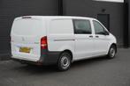 Mercedes-Benz Vito 110 CDI Lang Dubbel cabine EURO 6 - A/C c, Auto's, Voorwielaandrijving, Gebruikt, 4 cilinders, Wit