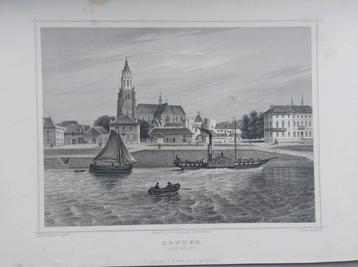 109 / Arnhem Sabelpoort Gravure uit 1860 van Terwen beschikbaar voor biedingen