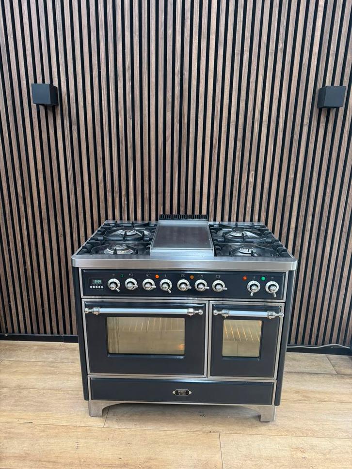 Prachtige Boretti Majestic Fornuis 100 cm (Gratis bezorgen), Witgoed en Apparatuur, Fornuizen, Zo goed als nieuw, Vrijstaand, Gas