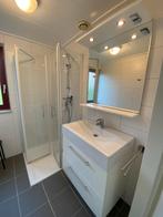 Badkamermeubel met spiegel en verlichting, Huis en Inrichting, Badkamer | Badkamermeubels, 50 tot 100 cm, Minder dan 100 cm, 25 tot 50 cm