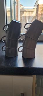 6 Xenos Koffiemokken - Grijs & Beige, Keramiek, Ophalen of Verzenden, Zo goed als nieuw, Effen