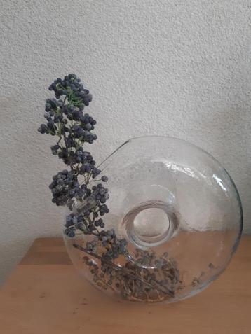 Ramsblok vaas Cirkelvaas vaas glas bloemenvaas beschikbaar voor biedingen