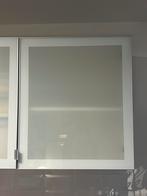 Ikea Faktum bovenkastjes met glazen deur Rubrik 60x70, Ophalen, Gebruikt, Wit, 50 tot 100 cm