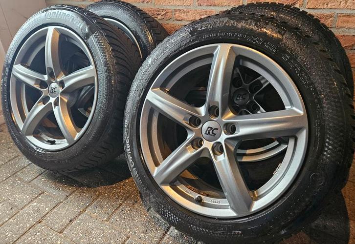 17 inch Audi BMW Mercedes Winterset 5x112 Continental, Auto diversen, Overige Auto diversen, Ophalen