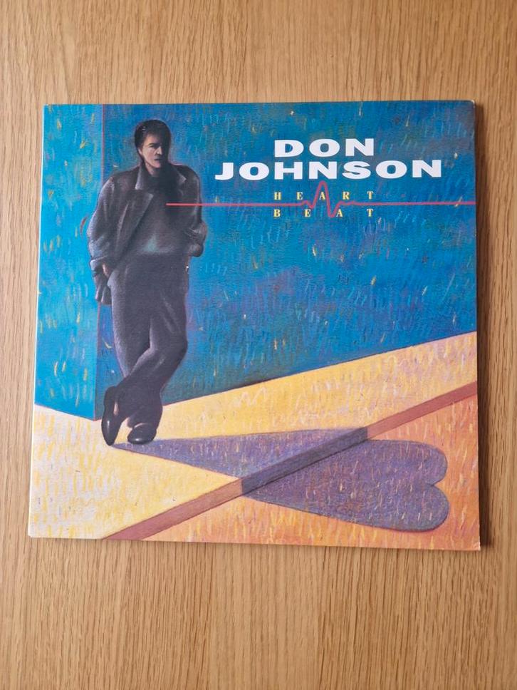 Don Johnson – Heartbeat LP, vinyl, Cd's en Dvd's, Vinyl | Pop, Zo goed als nieuw, 1980 tot 2000, 12 inch, Ophalen of Verzenden