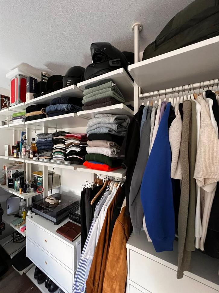 Wand/inloop kast, Huis en Inrichting, Kasten | Kledingkasten, Zo goed als nieuw, 200 cm of meer, 200 cm of meer, 50 tot 75 cm