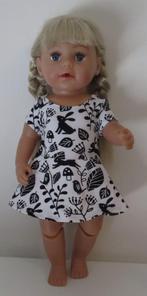 poppenkleertjes babypop born 43cm (sportievejurk ), Verzenden, Nieuw, Babypop