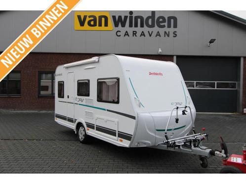 Dethleffs C'Joy 410 Mover-Luifel-Fietsenrek, Caravans en Kamperen, Caravans, Bedrijf, 750 - 1000 kg, Standaardzit, Dethleffs, Dwarsbed