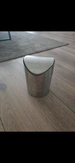 Rvs afvalbakje, Ophalen of Verzenden, Zo goed als nieuw, Rvs, Minder dan 50 cm
