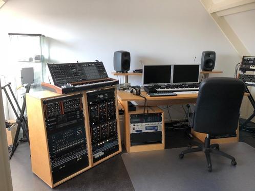 Studio meubel Musicstore + 2x studiorack, Muziek en Instrumenten, Instrumenten | Toebehoren, Gebruikt, Keyboard of Synthesizer