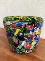 MURANO vaas- millefiori, Ophalen of Verzenden