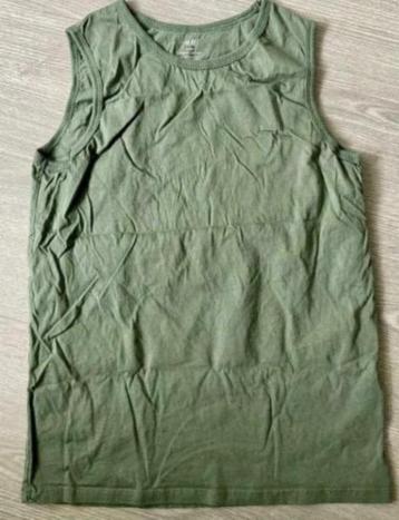 Heerlijk mosgroen hemdje singlet , maat 158 164 beschikbaar voor biedingen
