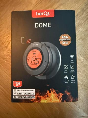 HerQs dome thermometer - bbq thermometer - NIEUW IN DOOS! beschikbaar voor biedingen