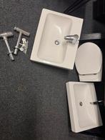 Twee wastafels & WC pot - Sanitair set Sphinx, Ophalen, Gebruikt, 25 tot 50 cm, Minder dan 100 cm